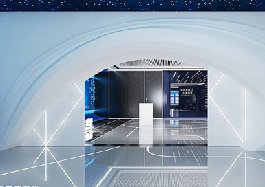 产业园智慧展厅装修设计案例效果图