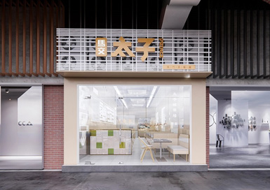 嘉兴快餐店装修设计案例效果图