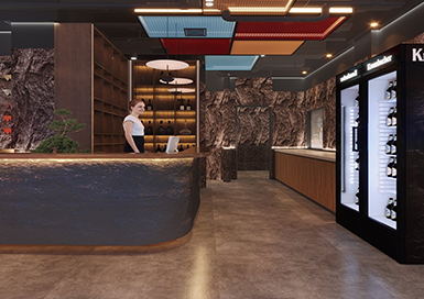 cc烧烤店装修设计案例效果图