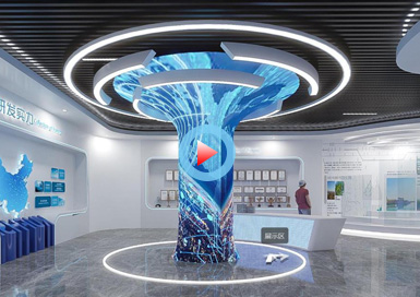 公司企业展厅设计全景案例