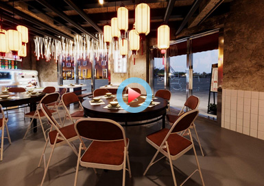 工业风火锅店设计全景案例