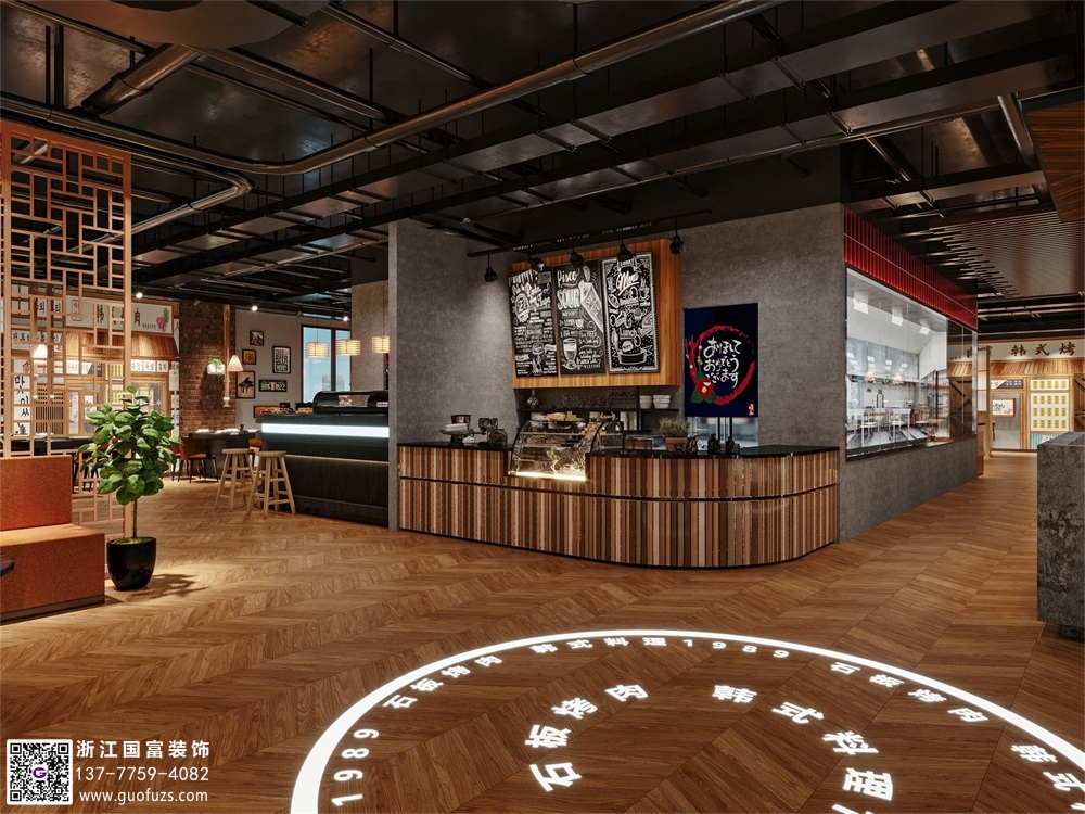 ?红砖水泥工业风烤肉店设计风格介绍