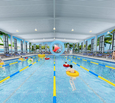 现代游泳馆设计全景案例