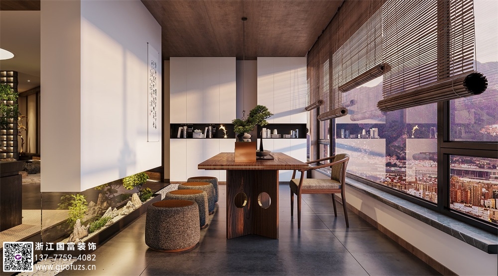 新中式茶室设计装修要点